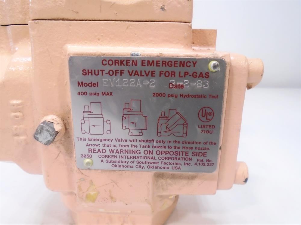 Corken 2" NPT Emergency Shut-Off Valve for LP-GAS EV122A-2